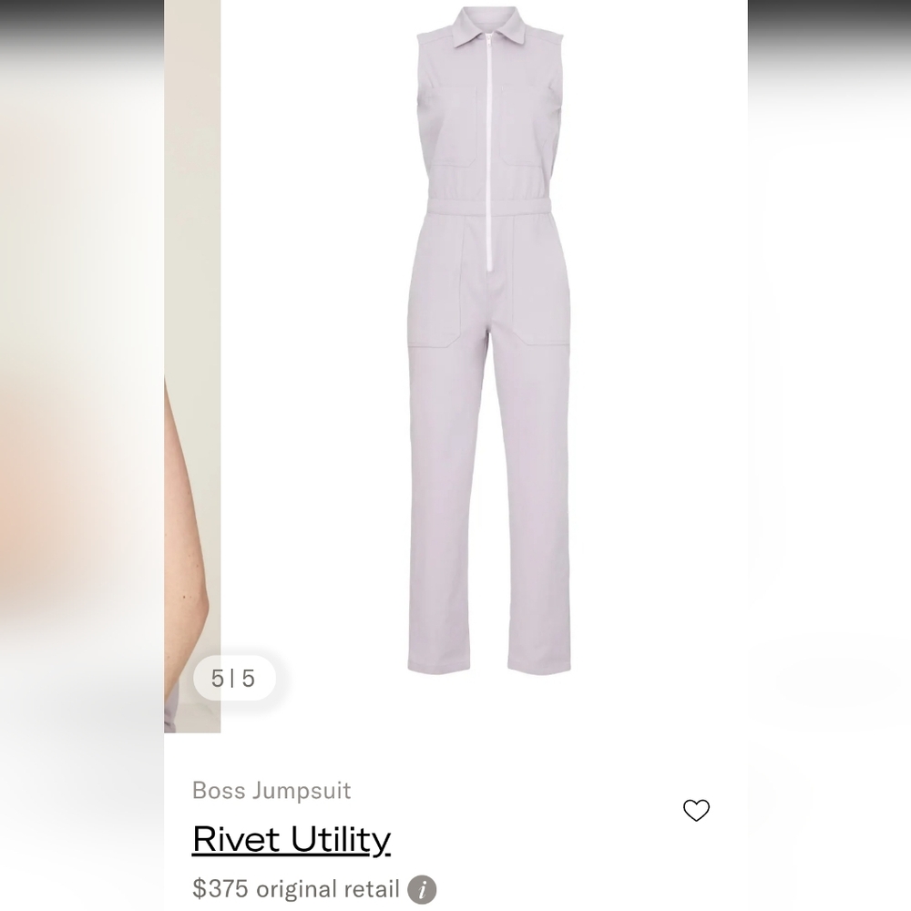 Rivet UtilityDonna's. Boss Jumpsuit - Large